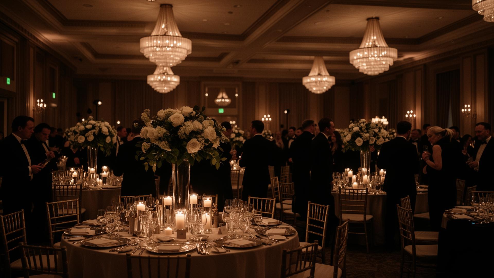 Luxury gala ballroom